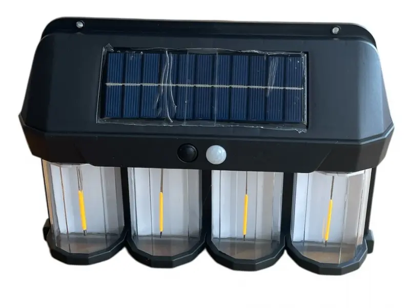 Εξωτερική ηλιακή λάμπα LED XF-8898 με αισθητήρα κίνησης - προβολέας πόρτας με 4 διόδους - Leadleds 1422-3