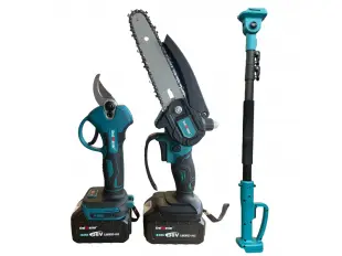 Ασύρματο ψαλίδι, κόφτης κλαδιών και τηλεσκοπικό κοντάρι KraftMaster χωρίς ψήκτρες, σετ 36V 8AH