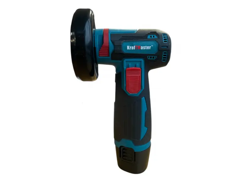 Μίνι ασύρματος γωνιακός τροχός KraftMaster 24V 6AH με 2 μπαταρίες, φορτιστή και 3 δίσκους - KraftMaster 3281