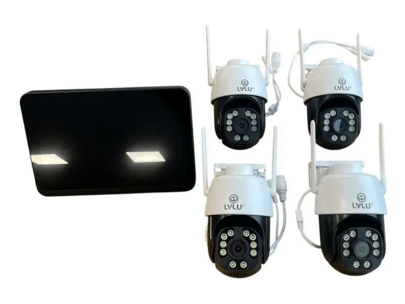 Ασύρματο σετ 4 περιστρεφόμενων καμερών AI 12mpx LYLU με οθόνη LCD NVR 10,1 ιντσών - LYLU 3279