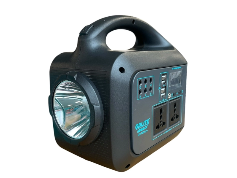 Ηλιακό Σύστημα Μετατροπέα GD-9001 Pro, 12V-220V, 3 Λαμπτήρες, Φανάρι - GDLITE 3314