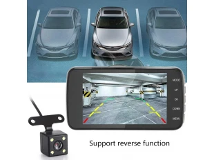 DVR Καταγραφικό Αυτοκινήτου με Φωτισμό LED Full HD 1080P Wide 170ᵒ με Κάμερα Παρκαρίσματος, Parking Monitor G-Sensor & Ανιχνευτή Κίνησης