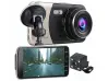 DVR Καταγραφικό Αυτοκινήτου με Φωτισμό LED Full HD 1080P Wide 170ᵒ με Κάμερα Παρκαρίσματος, Parking Monitor G-Sensor & Ανιχνευτή Κίνησης