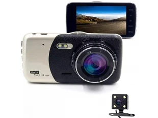DVR Καταγραφικό Αυτοκινήτου με Φωτισμό LED Full HD 1080P Wide 170ᵒ με Κάμερα Παρκαρίσματος, Parking Monitor G-Sensor & Ανιχνευτή Κίνησης