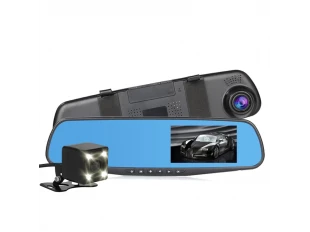 Καθρέφτης DVR με 2 κάμερες εμπρός και πίσω κάμερα 
