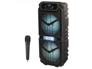 Ηχείο Karaoke Greatnice GTS-2148 2x6,5" - Bluetooth, ραδιόφωνο, μπαταρία και ενσύρματο μικρόφωνο