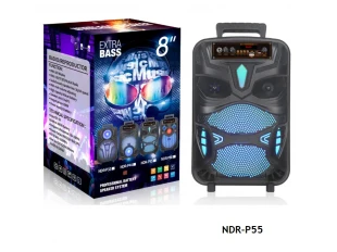 Ηχείο Karaoke με Bluetooth NDR-P55 8'' και μικρόφωνο
