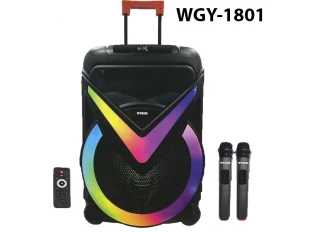 Ηχείο με φωτισμό καραόκε WVNGR WGY-1801 18 ιντσών