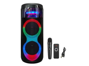 Ηχείο με φωτισμό καραόκε WVNGR ZQS-8223 2x8 ίντσες