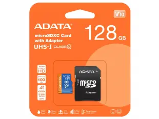 Κάρτα μνήμης A-DATA 128GB UHS-I Premier V10 AUSDX128GUICL10A1-RA1, Κλάση 10