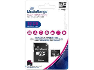 Κάρτα μνήμης MicroSD MediaRange 32 GB