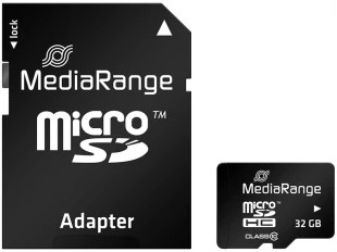 Κάρτα μνήμης MicroSD MediaRange 32 GB