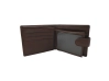 Καφέ ανδρικό πορτοφόλι - Ergonas - εικόνα 3