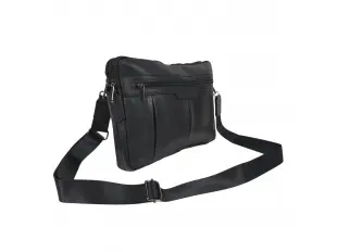 Μαύρη ανδρική τσάντα - Lende