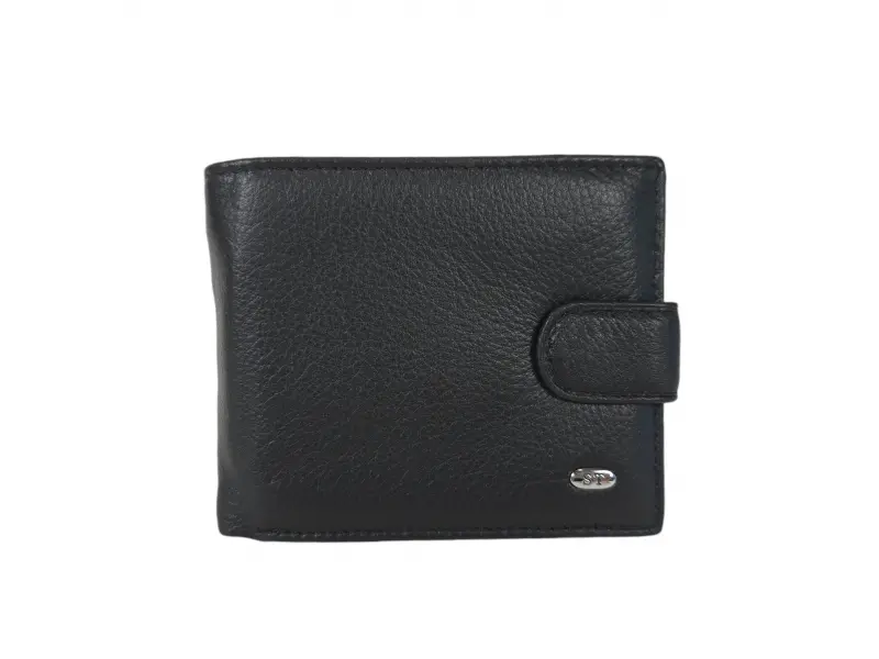 Ανδρικό πορτοφόλι με κούμπωμα - Stop Ανδρικό πορτοφόλι με κούμπωμα - Stop