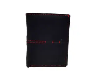 Κάθετο ανδρικό πορτοφόλι με κόκκινο χρώμα