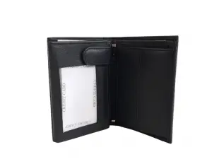 Μαύρο κάθετο πορτοφόλι - Tos