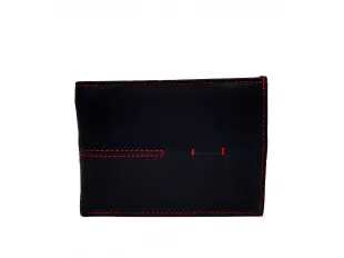 Μεγάλο ανδρικό πορτοφόλι με κόκκινο χρώμα