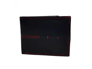 Άνετο ανδρικό πορτοφόλι με κόκκινο χρώμα