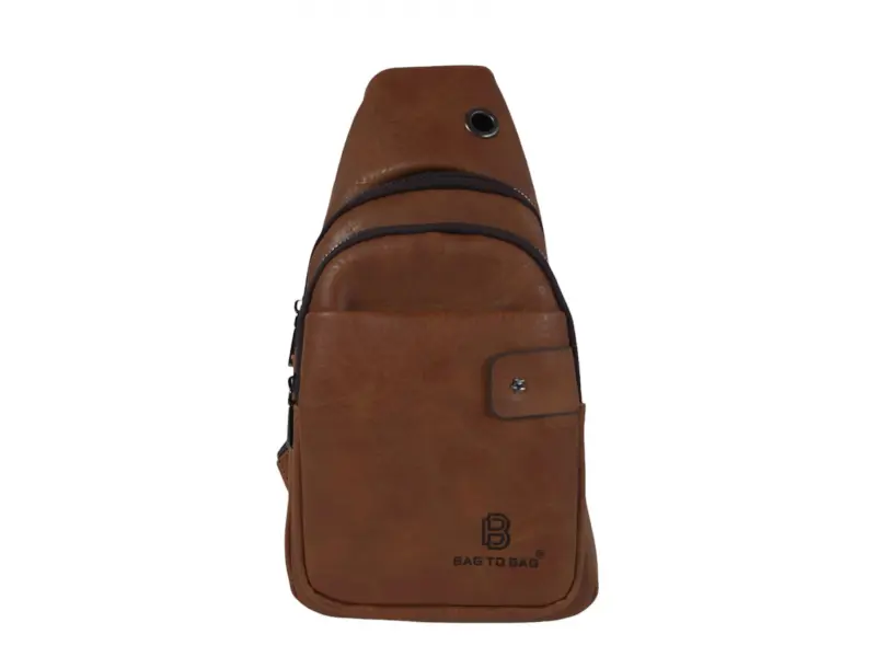 Ανοιχτό καφέ τσάντα χιαστί - Bores Ανοιχτό καφέ τσάντα χιαστί - Bores