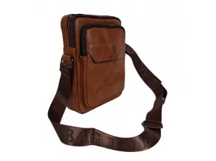 Καφέ ανδρική τσάντα - Eran