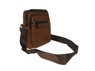 Καφέ ανδρική τσάντα - Kolas