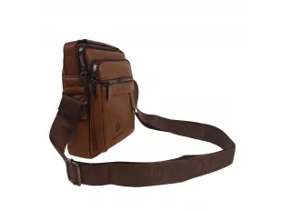 Καφέ ανδρική τσάντα - Zerik