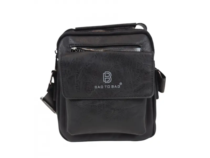 Μαύρη ανδρική τσάντα - Kaldis Μαύρη ανδρική τσάντα - Kaldis