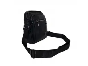 Μαύρη ανδρική τσάντα - Zeron