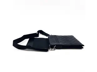 Μεσαία ανδρική τετράγωνη τσάντα - οικολογικό δέρμα