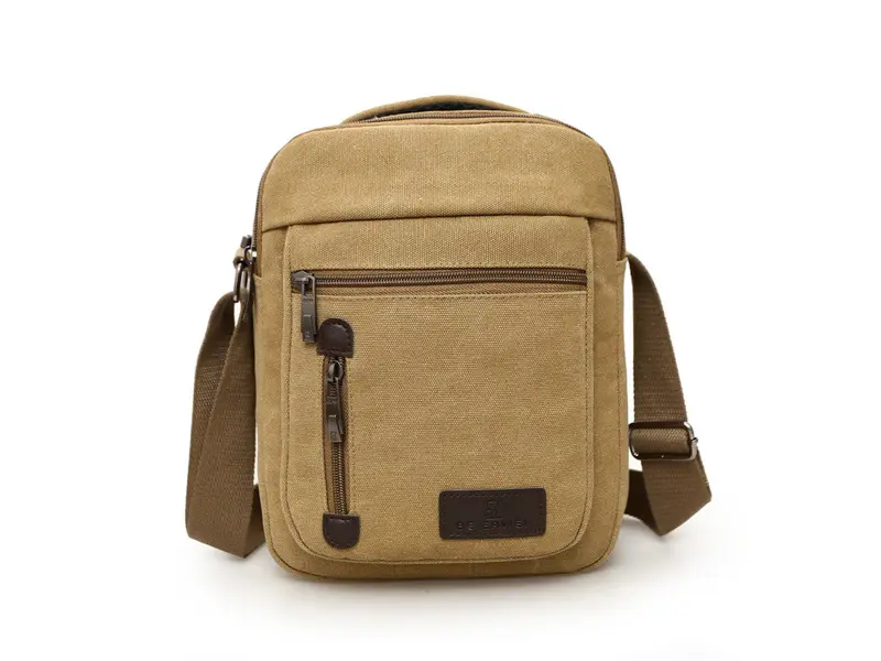 Ανδρική τσάντα μεσαίου μεγέθους υψηλής ποιότητας - καμβάς Ανδρική τσάντα μεσαίου μεγέθους υψηλής ποιότητας - καμβάς