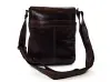 Ανδρική δερμάτινη τσάντα με ζουμ