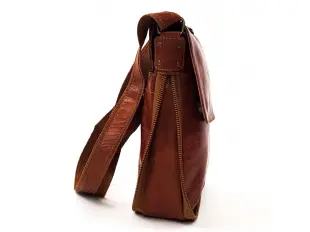 Ανδρική τσάντα από γνήσιο δέρμα με ζουμ