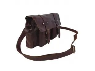 Καφέ ανδρική τσάντα - Lesik