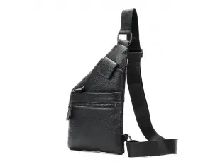 Λεπτή δερμάτινη ανδρική τσάντα - Boz