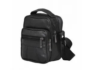 Μικρή δερμάτινη ανδρική τσάντα - Zon