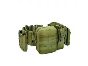 Πράσινη ανδρική τσάντα - ζώνη