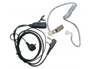 Ακουστικά σιλικόνης handsfree για ραδιόφωνα - Μαύρο