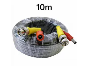 Καλώδιο για κάμερες CCTV με τροφοδοτικό 10 μέτρων.