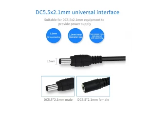 Καλώδιο τροφοδοσίας επέκτασης για κάμερες 12V - 10m