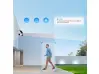 Ασύρματη κάμερα wifi για εξωτερική επιτήρηση με μπαταρία και ηλιακό πάνελ 3MPX, ICSee, μαύρη
