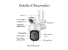 Κάμερα Hawkeye CP11-50 WIFI 2.0MP με διπλή κάμερα και τηλεφακό