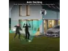 Διπλή περιστρεφόμενη εξωτερική κάμερα WiFi AI 8MP με δύο φακούς, ICSee, Μαύρο