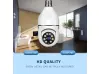 Wifi Περιστρεφόμενη κάμερα θόλου λαμπτήρα 2MP Full HD 360°