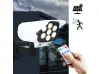 LED Solar Lamp Κάμερα τύπου με τηλεχειριστήριο Ισχύς 180W 77LED