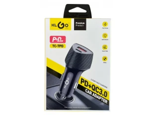 Φορτιστής αυτοκινήτου KLGO TC-7PD 45W 12/24V