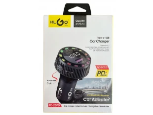 Φορτιστής αυτοκινήτου / Πομπός FM KLGO TC-25PD 45W 12 / 24V