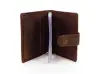 Δερμάτινη θήκη επαγγελματικών καρτών σε καφέ χρώμα