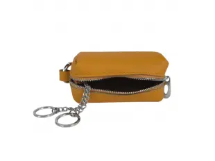 Κίτρινο δερμάτινο μπρελόκ