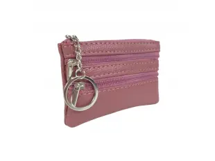 Ροζ μπρελόκ - πορτοφόλι - Glos